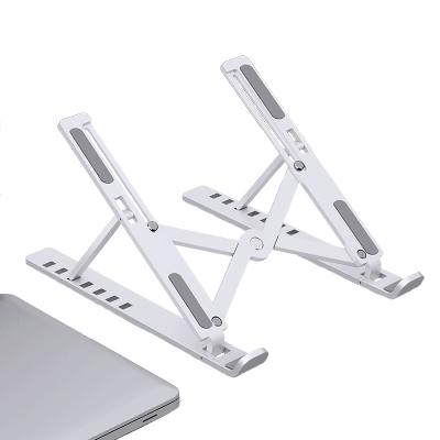 China Flexible Plastic Laptop Stand (Size) Amazon Best Selling Laptop Stand ABS Portable Adjustable Wholesale Laptop Stand for sale