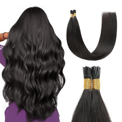 China Wholesale Luxury Libertine Curl 15-20 Inches Pre Bonded I-tip Remy Hair Extensions for sale