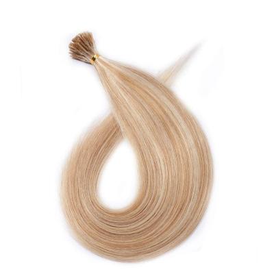 China Soft China Factory Unprocessed Human Hair Colors Pre Bonded I Tip Hair Extensions for sale