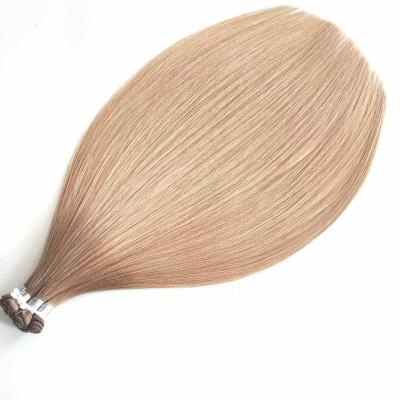 Cina Soft Virgin Remy Hair Free Sample Thick and Healthy Hand Tied Cheap Weft Braided Hair Weft Hair Extension in vendita