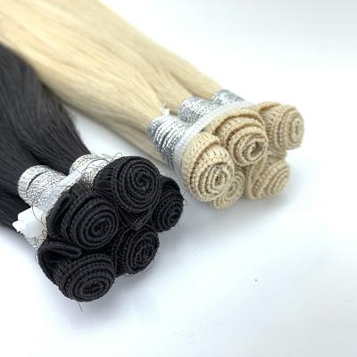 中国 Thick And Healthy Soft High Quality Hair Extension Hand Tied Cheap Weft Braided Hair Weft Hair Extension 販売のため