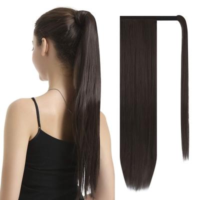 China Cuticle Aligned Unprocessed Human Hair Extensions Without Tangle China Remy Hair Clip In Ponytail Hair Extensions For Woman for sale