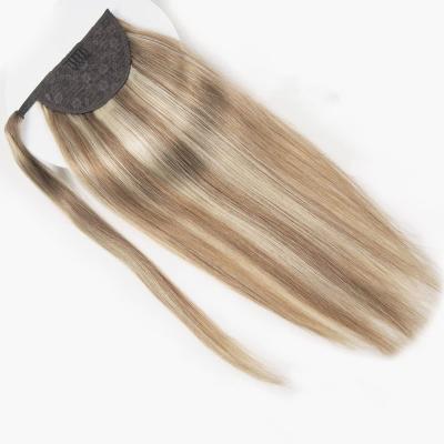 China 100% Remy Hair Straight /Curly Raw Cuticle Aligned Human Hair Lace Clip In Ponytail Hair Extensions for sale