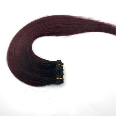 중국 Gradient Fashion Wigs Wholesale Soft Real Color Human Wig 100% Human Hair 판매용