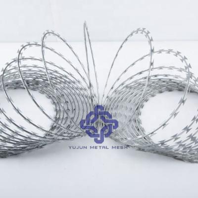 China Prison Razor Coil Concertina Sharp Wire for sale