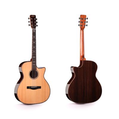 China Quality 6 High Quality Musical Steel String Supplier 40inch Rosewood String Instrument Guitar Electric Acoustic Guitar For Sale for sale