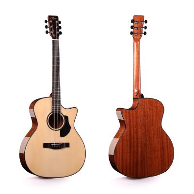 China Manhogany Wholesale Guitar Acoustic Flawless Superior Guitar Manufacturer For Sale for sale