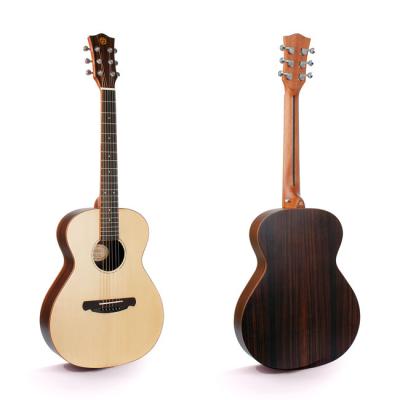 China Rosewood (A) Rosewood Solid Spruce Wood Small Baby Acoustic Guitar for Kids for sale