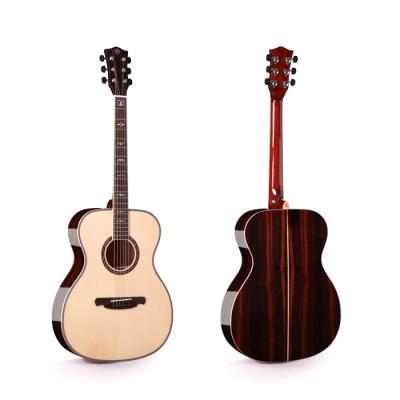 China high quality solid 36 inch ebony(AA) spruce acoustic guitar from china manufacturer for sale