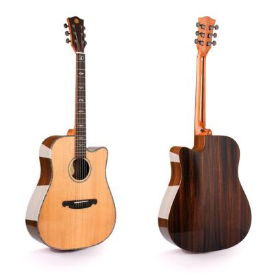 China Top Solid Rosewood 41 Rosewood Cedar Acoustic Guitar Supply All Kinds of Low Price Guitar For Sale for sale