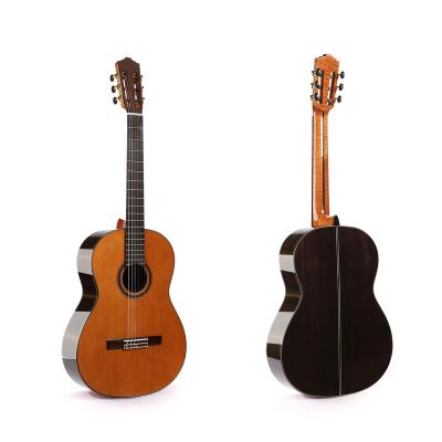 China Alston Music Custom Top Solid Wood Rosewood Classical Guitar 39 Inch Grade Height Spanish Guitar for sale