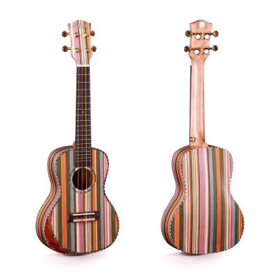 China Wholesale OEM Synthetic 24 Inch Good Quality Matt Finishing Synthetic Top Acoustic Guitar Ukulele Concert Ukulele for sale