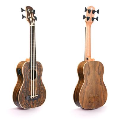 China Nabi 30inch Professional 4 Nylon String Ukulele Electric Acoustic Bass With EQ for sale