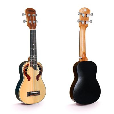 China Cheap Custom Carbon Fiber 21 Inch Soprano Ovation Ukulele Ukulele for sale