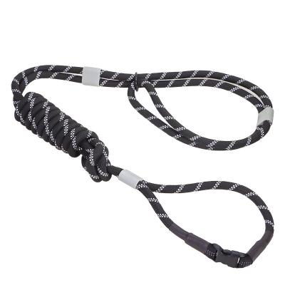 China Real Leather Premium Soft and Sturdy DETACHED Pet Leash Lead Running Training and Braided Strap Dog Walking Leash for sale