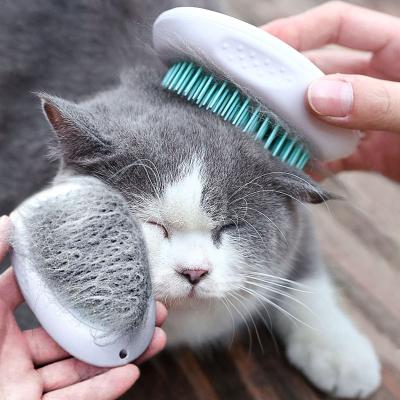 China Cat Brush Pet Comb Hair Viable Removes Dog Hair Comb For Cat Dog Grooming Hair Cleaner Beauty Slicker Brush Pet Cleaning Supplies for sale