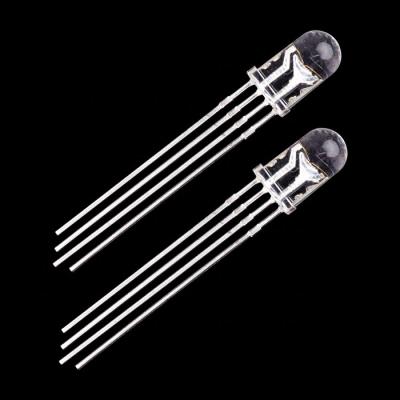 China Factory Wholesale 4 Pins RGB Common Anode 5mm Series Led Diode 5mm/8mm/10mm for sale