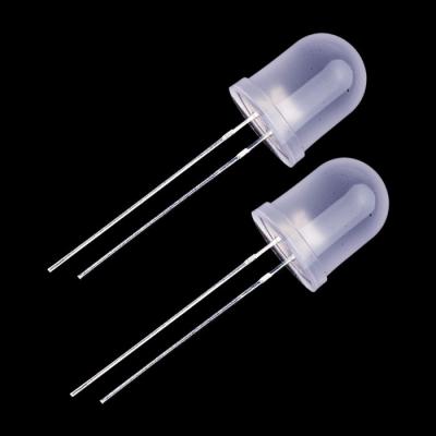 China Color Diffused 0.06w Amber White Green Blue Yellow Red 10mm Round Dip Led Chip Diode 12mil for sale