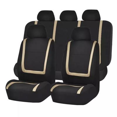 China Durable Universal Fit Car Seat Cover Car Seat Headrest Covers Polyester Fiber Seat Cover for sale