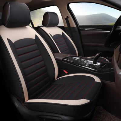 China Full Set Fabric Car Air Bag Durable Anti-Slip Breathable Seat Cover Ultra Cushion Compatible Comfort Fit Most Vehicles for sale