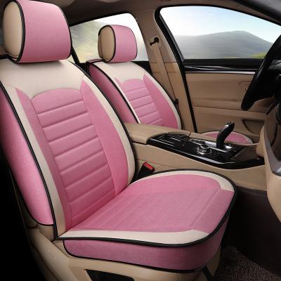 China Durable All Season Car Front And Rear Cushion Non-Slip Universal Car Seat Cover Heavy Duty Easy To Clean for sale