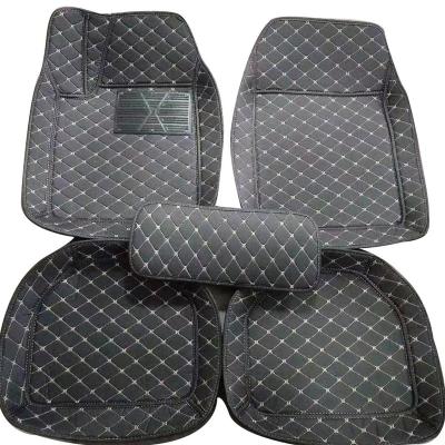 China 3D/5D Car Floor Protection Mat Universal Fit Leather Embroidery Luxury Car Floor Mats for sale