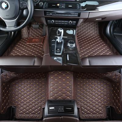 China Car Mats Heavy Duty 5D Waterproof Dustproof Luxury Leather Car Mats For All Brands Right Hand Drive Cars for sale