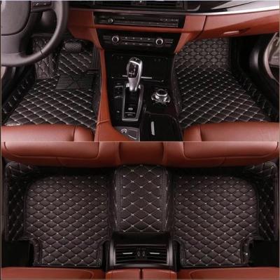 China Customs Car Floor Waterproof Dustproof Mats For Automotive 5D Inclusive Leather Easy Installation Protective Mats Fit For 95% Models for sale