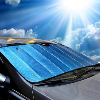 China Car UV Lowering Interior Temperatures Folding Design Sunshade Car Window Sunshade Windshield Protector for sale