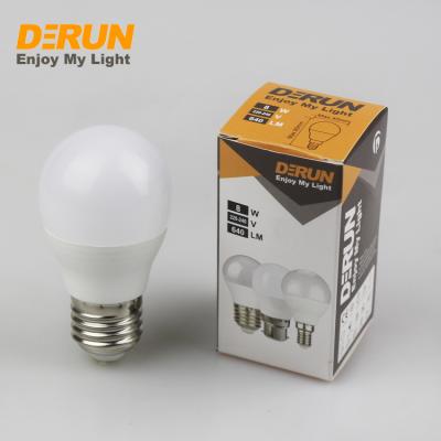 China Residential Globe 3W 5W 6W 7W 8W 100LM/W ERP CE ROHS E27 E14 B22 Led G45 LED Bulb Light , LED-G45 for sale