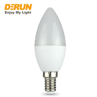 China REACH 2W 3W 4W 5W 6W 7W 8W C37 110V 220V LED Golf Candle Light Bulb E14, CE ROHS EMC LVD LED-C37 for sale