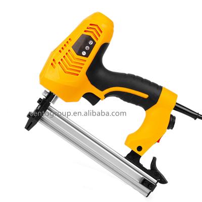 China 1800W Nailer Electric Straight Nail Staples Gun Electric Furniture Staple Gun For Frame Carpentry Woodworking Tools 220-240V XTYCR12027 for sale