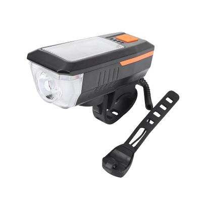 China Hot Selling High Battery Capacity USB Mountain Bike Front Light With Control-by-Wire Horn Cycle Lamp Charging Equipment for sale