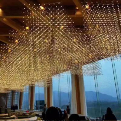 China Large Modern Custom Project Restaurant Lobby Decoration Luxury ECOJAS Chandelier for sale