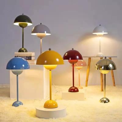 China Creative ECOJAS flower bud girl bedroom bedside lamp designer Nordic Danish modern study post-modern workbench lamp for sale