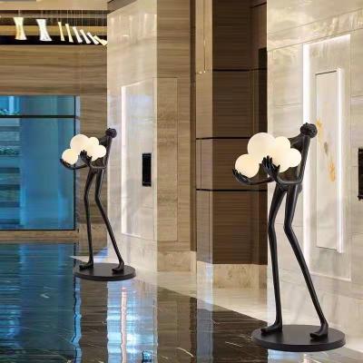 China Modern ECOJAS Floor Lamp Designer Lamp Art Home Hotel Living Room Gallry Standing Bedroom Sculpture Light Lamp for sale