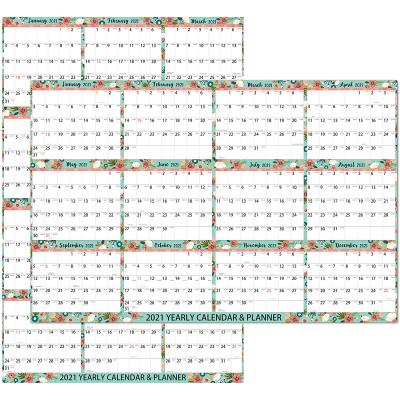 China Fashionable the factory directly provides the high-quality 2021 wall calendar, and the desktop calendar can complement the planned wall calendar for sale