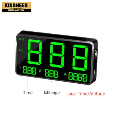 China KINGNEED C80 car gps hud speedometer car display with elevation for sale