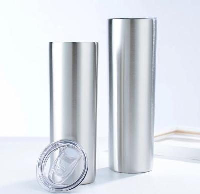 China Tumbler Stainless Steel Double Wall Sustainable Insulated Tumbler Arms With Lid for sale