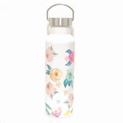 China Sustainable Modern Logo Metal Water Bottle Sports Hot And Cold Custom Stainless Steel for sale