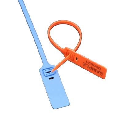 China Eco - Friendly Custom Serial Number Printed Self Locking Plastic PP Safety Seal Cable Tie for sale