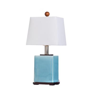 China Asian Custom Decorative Home Lighting Custom Ceramic Table Reading Lamp For Sale for sale