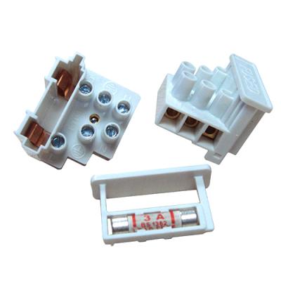 China 3 Post Fuse Terminal Block Screw Connector 11 - A.W.G. 20 for sale