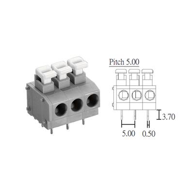 China For Single Conductor PCB Terminal Block With Pitch 5.0mm for sale