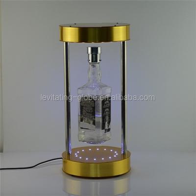 China Levitation and rotation in 2014 new products, exhibitor flotante magnetico, magnetic floating display air bottle for sale