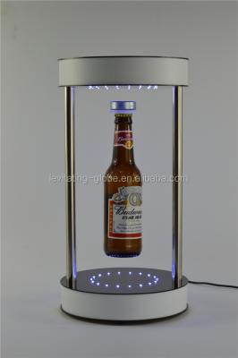 China Levitation and rotation in 2014 new invention, exhibitor floating magnetico, bottle magnetic floating air display stand for sale