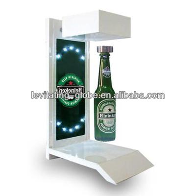 China 2014 modern high-tech new product levitron advertising magnetic display rack,magnetic levitation wine bottle for sale