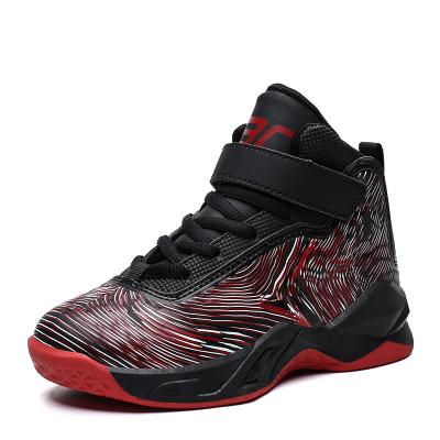 China Deodorization boy fashion fresh sports casual basketball shoes with new design and PU upper for sale