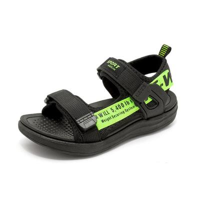 China Kids Lightweight Canvas + Strap Soft Outsole Style Sandal Walking Sports Shoes for sale