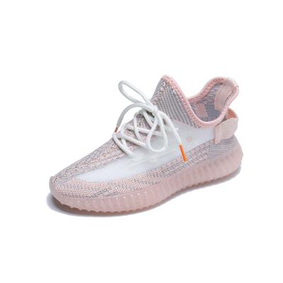 China Fashion trend shock absorption, fluorescent effect, the brightest in the night, full of stars flying woven women's breathable shoes for sale